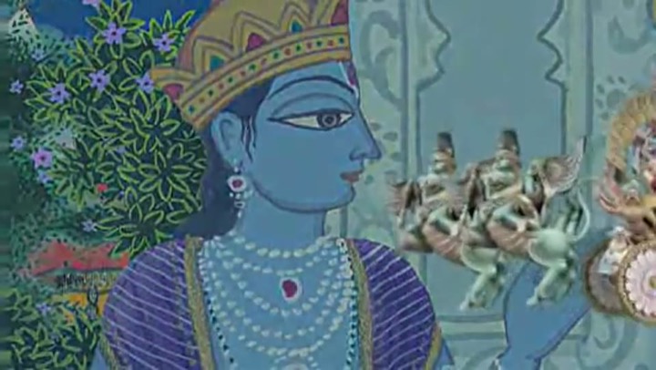 Sita Sings the Blues — painted sequence